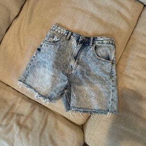 Zara Blue Denim Shorts